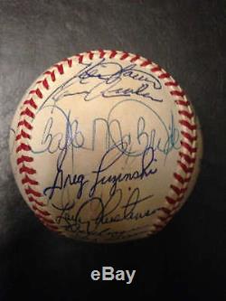 1980 Phillies World Series Baseball signed by 27