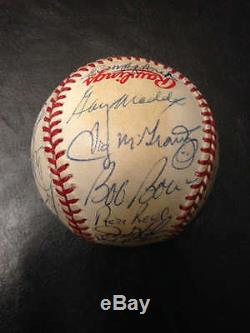 1980 Phillies World Series Baseball signed by 27