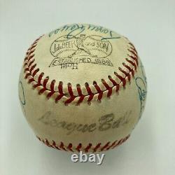 1981 Los Angeles Dodgers World Series Champs Team Signed Baseball JSA COA