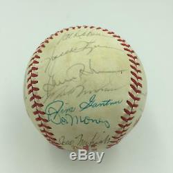 1982 Milwaukee Brewers AL Champs Team Signed World Series Baseball With JSA COA