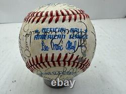 1983 Baltimore Orioles World Series Champs Team Signed Baseball Ripken, Murray