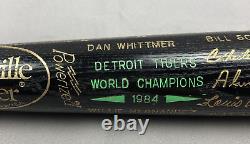 1984 Detroit Tigers World Series Champions H&B Louisville Slugger 125 Black Bat