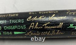 1984 Detroit Tigers World Series Champions H&B Louisville Slugger 125 Black Bat