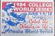 1984 Texas Longhorns Baseball Team Signed Omaha College World Series Poster