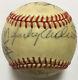 1984 World Series Detroit Tigers Team Signed Baseball Sparky Anderson Hof