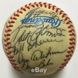 1984 World Series DETROIT TIGERS Team Signed Baseball SPARKY ANDERSON HOF