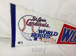 1985 World Series Champions St Louis Cardinals Pennant Phantom Ghost RARE Find