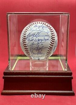1986 NY METS Team 35x Signed Baseball World Series Steiner COA Gooden/Strawberry