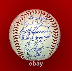 1986 NY METS Team 35x Signed Baseball World Series Steiner COA Gooden/Strawberry