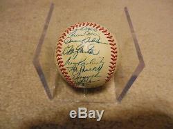 1986 NY Mets World Series Champions ONL Chub Feeney Autograph Baseball JSA LOA