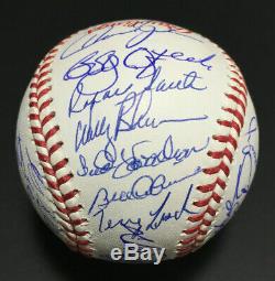 1986 NY Mets team signed World Series baseball 35 Auto Gary Carter JSA LOA
