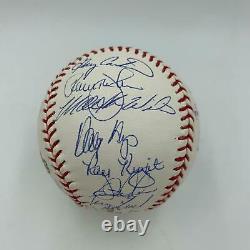 1986 New York Mets WS Champs Team Signed World Series Baseball With Steiner COA