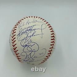 1986 New York Mets WS Champs Team Signed World Series Baseball With Steiner COA