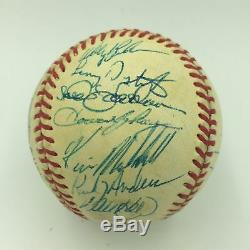 1986 New York Mets World Series Champions Team Signed NL Baseball PSA DNA COA