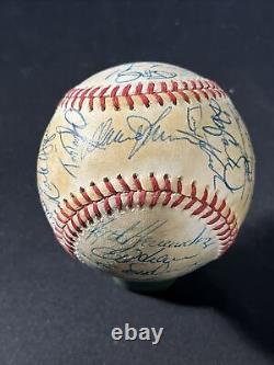 1986 New York Mets World Series Champs Team Signed Baseball 29 Autographs