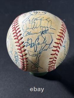 1986 New York Mets World Series Champs Team Signed Baseball 29 Autographs