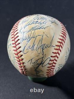 1986 New York Mets World Series Champs Team Signed Baseball 29 Autographs