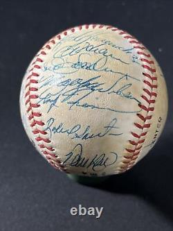 1986 New York Mets World Series Champs Team Signed Baseball 29 Autographs