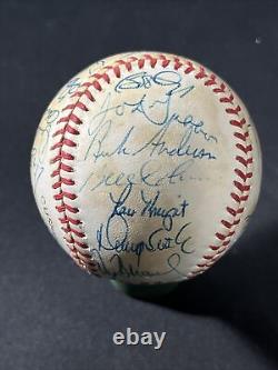 1986 New York Mets World Series Champs Team Signed Baseball 29 Autographs