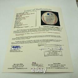 1986 New York Mets World Series Champs Team Signed Major League Baseball JSA COA