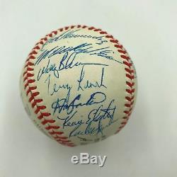 1986 New York Mets World Series Champs Team Signed National League Baseball