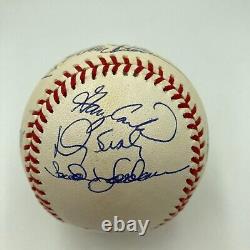 1986 New York Mets World Series Champs Team Signed W. S. Baseball JSA COA