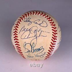 1986 New York Mets team signed autographed World Series baseball AMCo LOA 22631