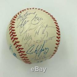 1989 Oakland A's Athletics World Series Champs Team Signed Baseball JSA COA