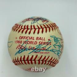 1989 Oakland A's Athletics World Series Champs Team Signed WS Baseball PSA DNA