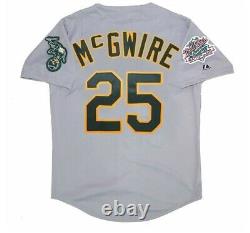 1989 Oakland A's MARK McGWIRE World Series Baseball JERSEY NWT