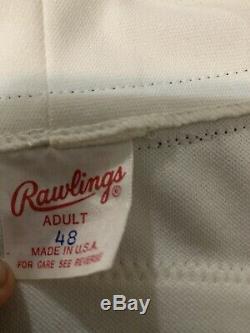 1989 Rookie Dave Justice Baseball Jersey Authentic Atlanta Braves Rawlings
