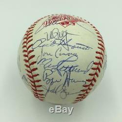 1990 Oakland A's Athletics Team Signed World Series Baseball Mark Mcgwire
