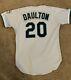 1990s Vintage Large Darren Daulton Baseball Jersey Russell Authentic 44 Marlins