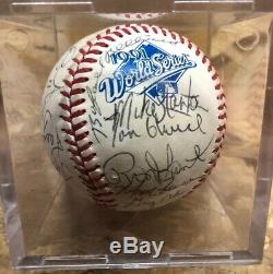 1991 Atlanta Braves Team Signed World Series Baseball Autographed Authentic