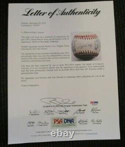 1991 Atlanta Braves Team Signed World Series Baseball Smoltz Jones Psa/dna Loa