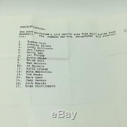 1992 Toronto Blue Jays World Series Champs Team Signed WS Baseball PSA DNA COA