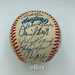 1993 Philadelphia Phillies NL Champs Team Signed World Series Baseball JSA COA