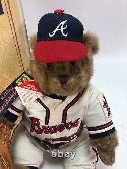 1995 Atlanta Braves World Series Cooperstown Baseball MLB Teddy Bear 233/500