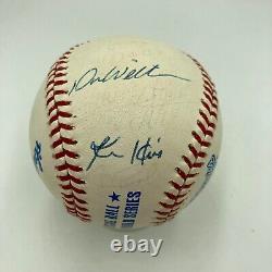 1995 Cleveland Indians AL Champs Team Signed Official 1995 World Series Baseball