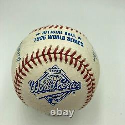 1995 Cleveland Indians AL Champs Team Signed Official 1995 World Series Baseball