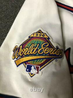 1996 Rafael Belliard Atlanta Braves World Series Game Used Worn Baseball Jersey