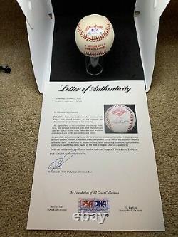 1996 World Series Derek Jeter Signed Baseball PSA/DNA Certified Autograph Auto