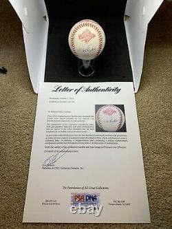 1996 World Series Derek Jeter Signed Baseball PSA/DNA Certified Autograph Auto