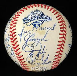 1997 Florida Marlins World Series Champs Team Signed W. S. Baseball With JSA COA