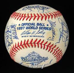 1997 Florida Marlins World Series Champs Team Signed W. S. Baseball With JSA COA