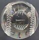 1997 World Series Gala Gift Tiffany & Co. Crystal Baseball In Original Box Mlb