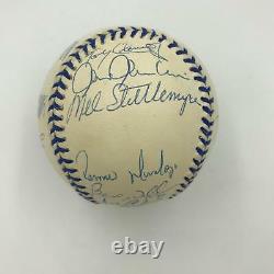 1998 NY Yankees World Series Champs Team Signed Joe Dimaggio Day Baseball PSA