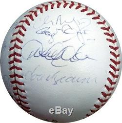 2000 Ny Yankees Team Signed World Series Baseball Derek Jeter Rivera STEINER Coa