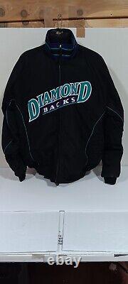 2001 Arizona Diamondbacks World Series Majestic Jacket. 2XL Authentic Collection