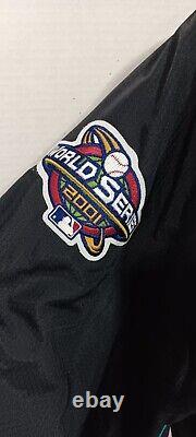 2001 Arizona Diamondbacks World Series Majestic Jacket. 2XL Authentic Collection